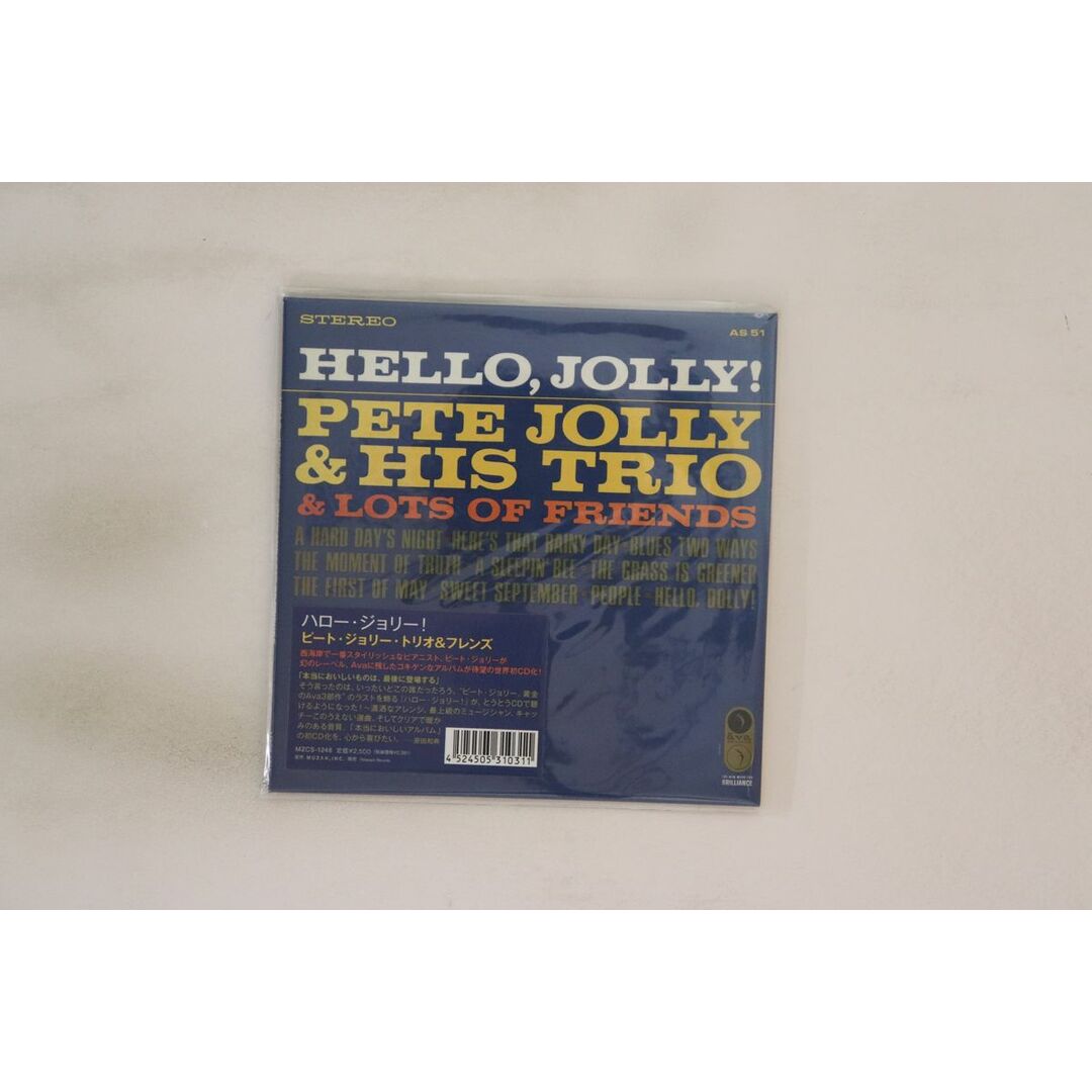 CD Pete Jolly Hello, Jolly! MZCS1248 MUZAK, INC. 紙ジャケ 未開封 /00110 エンタメ/ホビーのCD(ジャズ)の商品写真