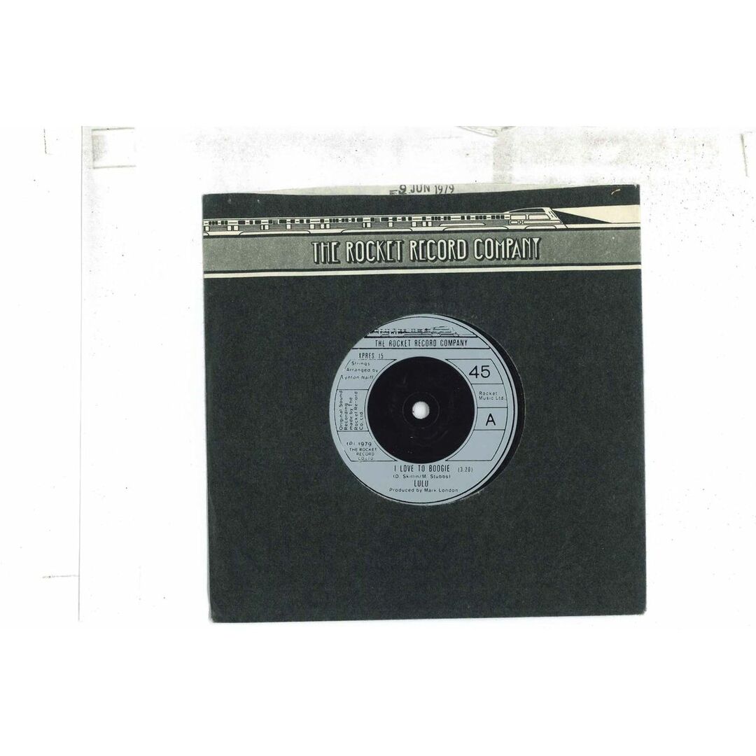 英7” Lulu I Love To Boogie / Dance To The Feeling In Your Heart XPRES15 ROCKET RECORD COMPANY /00080 エンタメ/ホビーのエンタメ その他(その他)の商品写真
