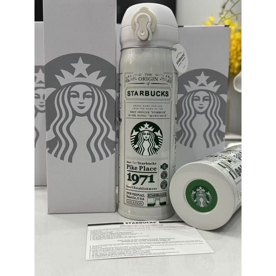 STARBUCKS 水筒 魔法瓶 ステンレスボトル 500ml 保冷 保温 インテリア/住まい/日用品のキッチン/食器(タンブラー)の商品写真