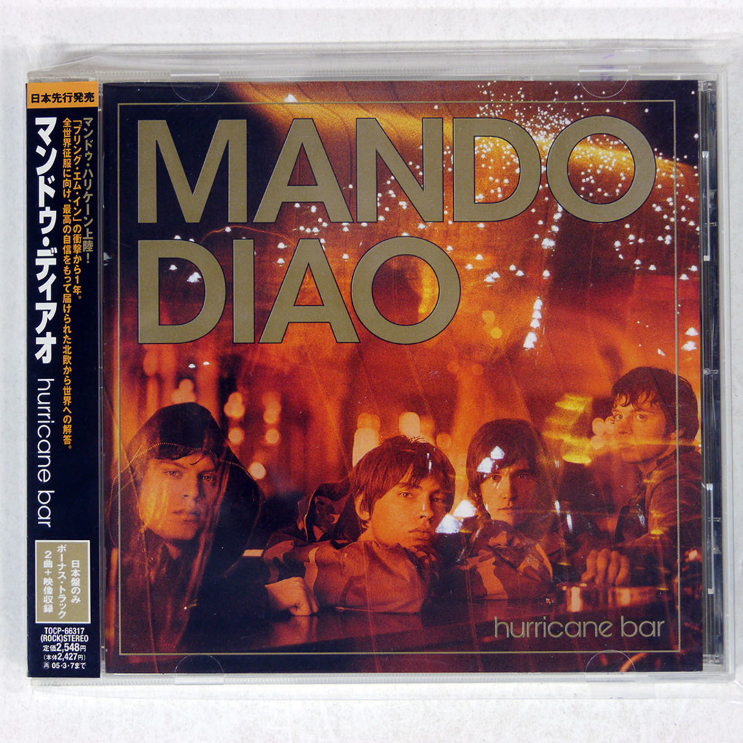 帯 国内盤 MANDO DIAO/HURRICANE BAR/CAPITOL TOCP66317 CD □ エンタメ/ホビーのCD(ポップス/ロック(洋楽))の商品写真
