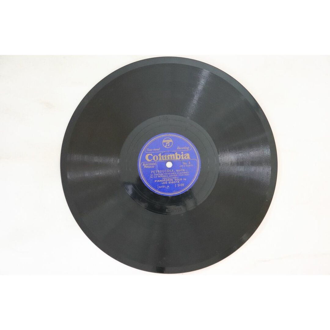 【お1人様1点限り】 その他 78RPM/SP Leo Sirota Petrouchka (Stravinsky) No.3 / No.4 J5109 COLUMBIA /00500 その他