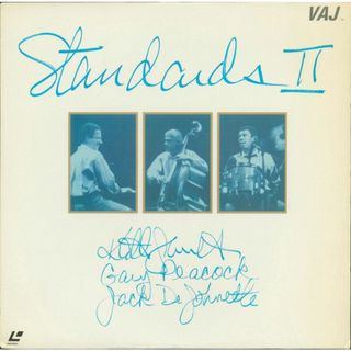 LASERDISC Keith Jarrett, Gary Peacock Standards 2 VAL3032 VIDEO ARTS Japan /00500(その他)