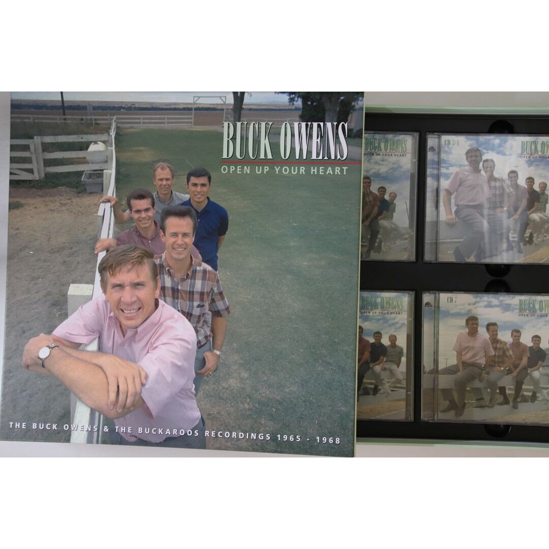 独7discs CD Buck Owens Open Up Your Heart Buck Owens & The Buckaroos Recordings 1965-1968 (7cdbox) BCD16855GK BEAR FAMILY /02100 エンタメ/ホビーのCD(ワールドミュージック)の商品写真