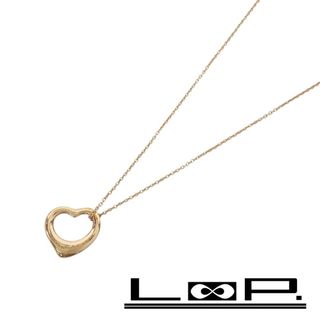 ティファニー(Tiffany & Co.)の■新同■　ティファニー オープンハート エルサ ペレッティ ネックレス アクセサリー ゴールド PG750 箱【345609】2(ネックレス)