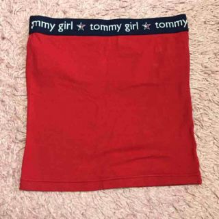 トミーガール(tommy girl)のTOMMY GIRL チューブトップ トミーガール 赤(ベアトップ/チューブトップ)