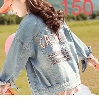 KCF028キッズ 子供服 ショットコート カジュアル 女の子 春秋 (ジャケット/上着)