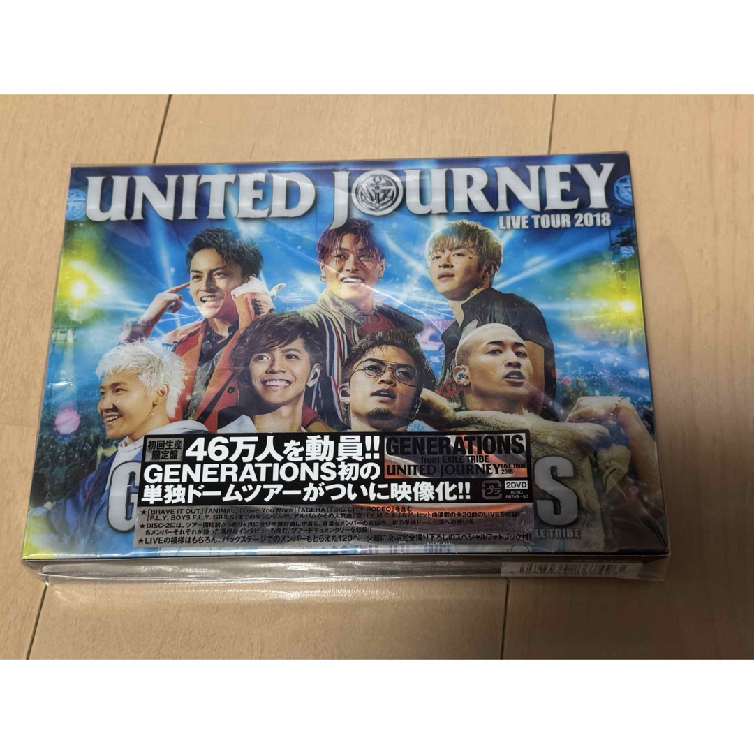 GENERATIONS(ジェネレーションズ)のGENERATIONS LIVE TOUR 2018 UNITED JOURNE エンタメ/ホビーのDVD/ブルーレイ(ミュージック)の商品写真