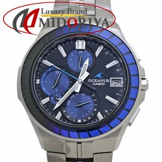 カシオ(CASIO)のCASIO カシオ マンタ ソーラー電波 スマートフォンリンク OCW-S5000EK-1AJF 1000本限定【2022年購入】チタン メンズ /39914【中古】【腕時計】(腕時計(アナログ))