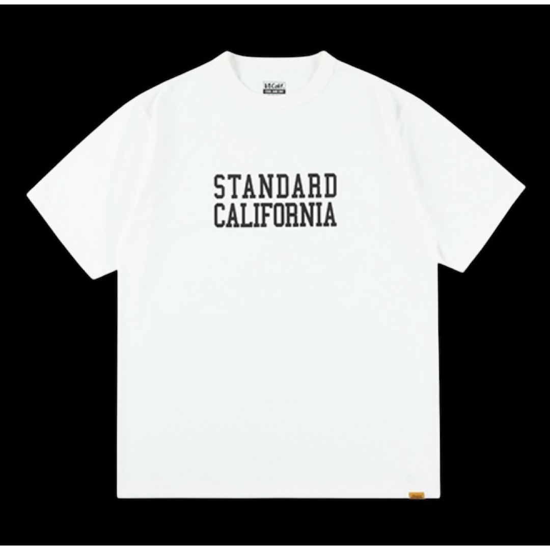 STANDARD CALIFORNIA(スタンダードカリフォルニア)のスタンダードカリフォルニア SD Tech Dry Logo T ホワイト M メンズのトップス(Tシャツ/カットソー(半袖/袖なし))の商品写真