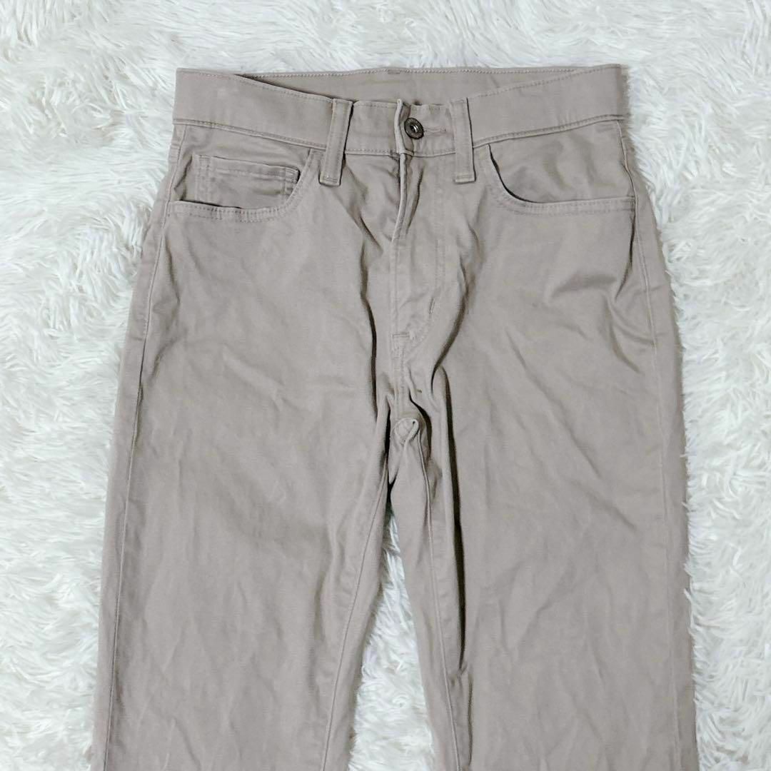 UNIQLO(ユニクロ)の【c3433】UNIQLO ウルトラストレッチカラージーンズ　ベージュ メンズのパンツ(デニム/ジーンズ)の商品写真