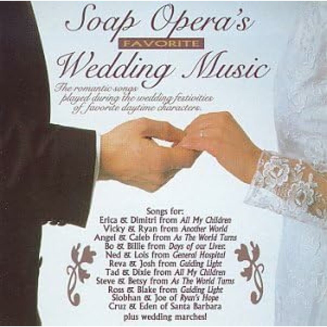 輸入CD Various Soap Opera Favorite Wedding Music 72392754662 /00110 エンタメ/ホビーのCD(ヒーリング/ニューエイジ)の商品写真