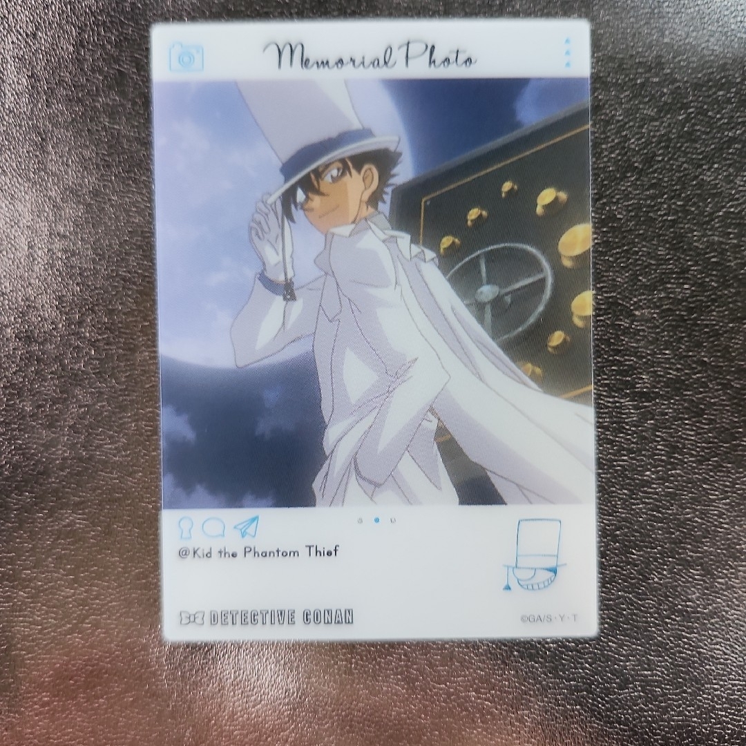 名探偵コナン(メイタンテイコナン)の名探偵コナン EMOCA2 怪盗キッド エンタメ/ホビーのアニメグッズ(カード)の商品写真