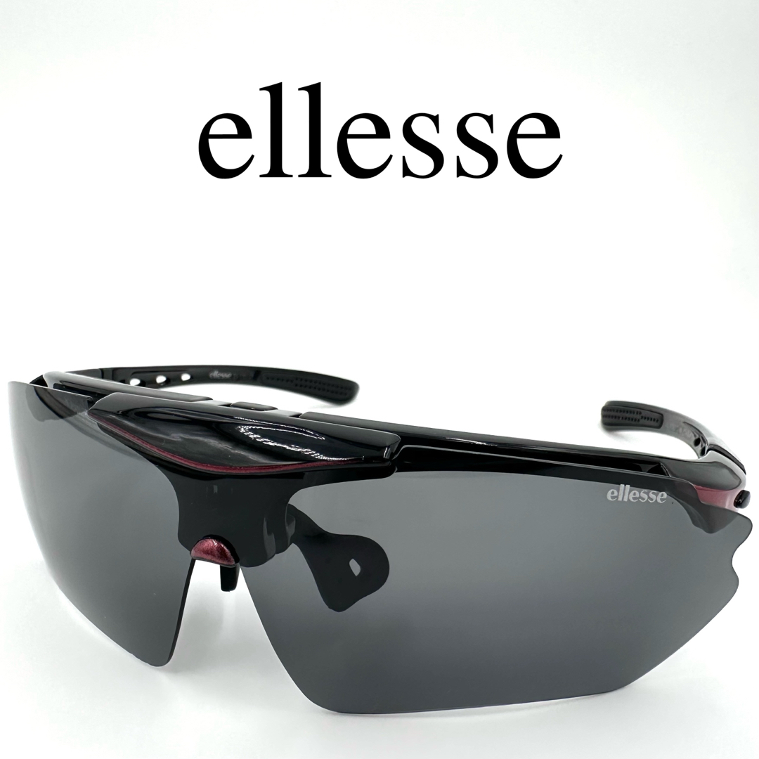 ellesse(エレッセ)のellesse エレッセ サングラス 度なし 偏光レンズ 跳ね上げ式 ワンレンズ メンズのファッション小物(サングラス/メガネ)の商品写真