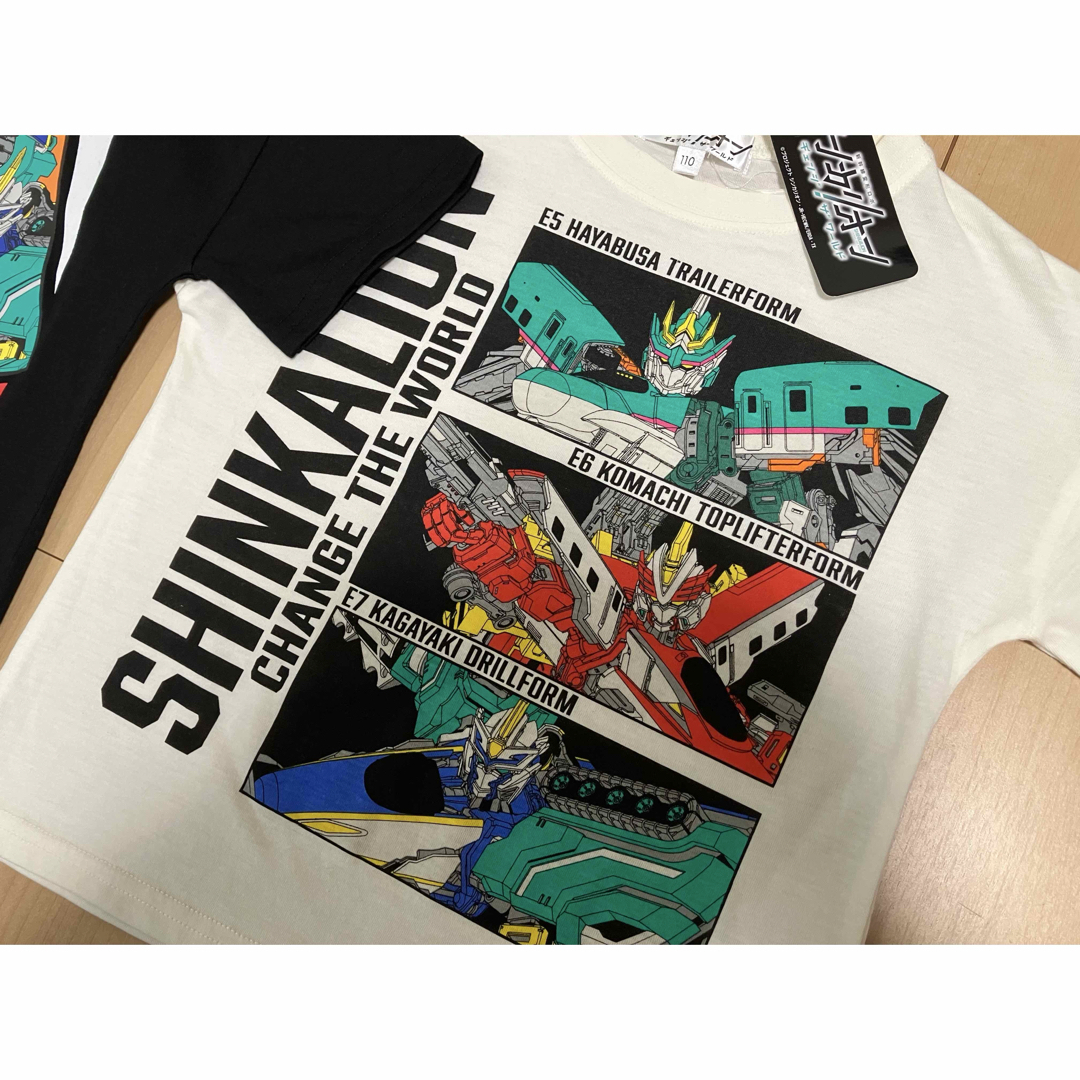 シンカリオン(シンカリオン)のシンカリオン 120サイズ Tシャツ 新品未使用 チェンジザワールド 120 キッズ/ベビー/マタニティのキッズ服男の子用(90cm~)(Tシャツ/カットソー)の商品写真