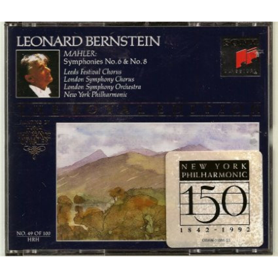 英3CD Bernstein; Nypo Mahler;Symphonies 6&8 SM3K47581 Sony Classical /00330 エンタメ/ホビーのCD(クラシック)の商品写真