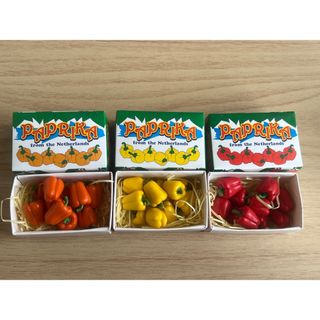 【新品】ミニチュア パプリカセット(置物)