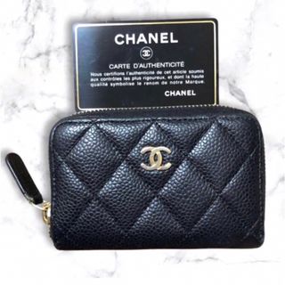 CHANEL - 美品 シャネル ココマーク ワイルドステッチ ラウンド CHANEL - 美品 シャネル ココマーク ワイルドステッチ ラウンド