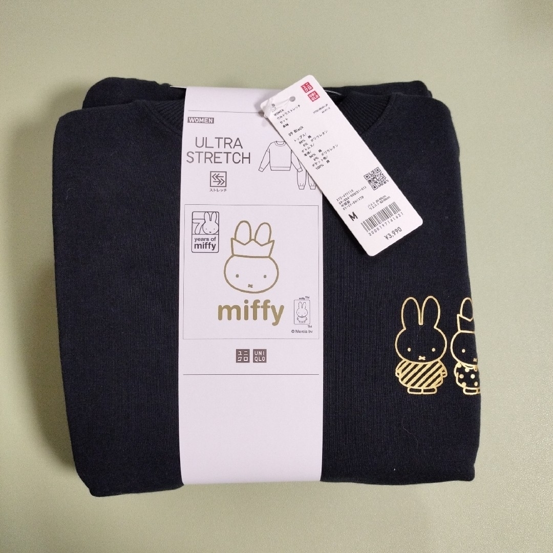 UNIQLO(ユニクロ)のユニクロ ウルトラストレッチセット ミッフィー 70周年 レディースのルームウェア/パジャマ(ルームウェア)の商品写真
