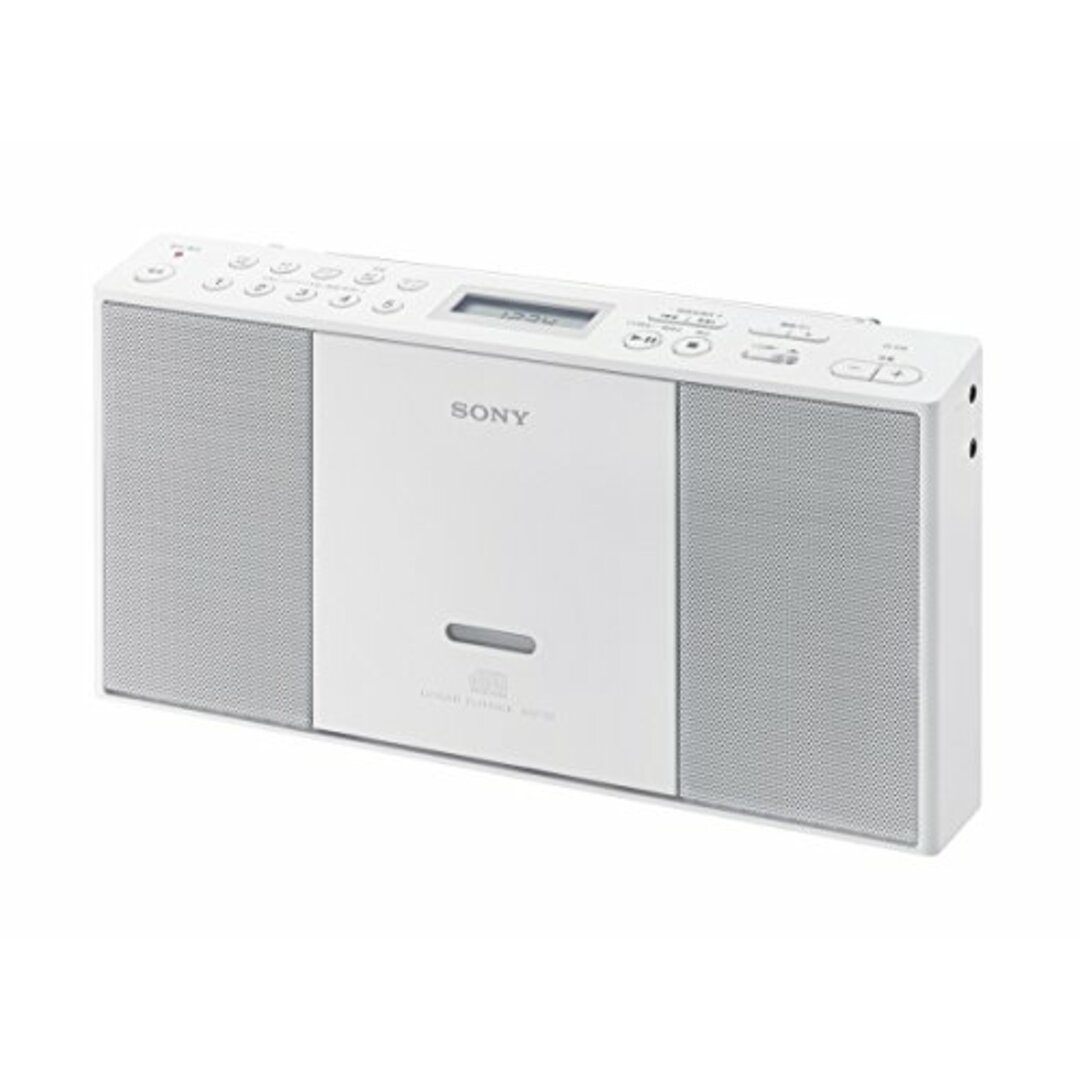 ソニー CDラジオ ZS-E30 : FM/AM/ワイドFM対応 ホワイト ZS-E30 W スマホ/家電/カメラのオーディオ機器(その他)の商品写真