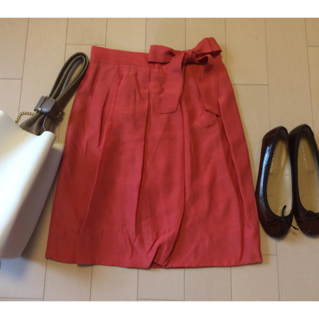 IENA(イエナ)のイエナ リボンスカート レディースのスカート(ひざ丈スカート)の商品写真