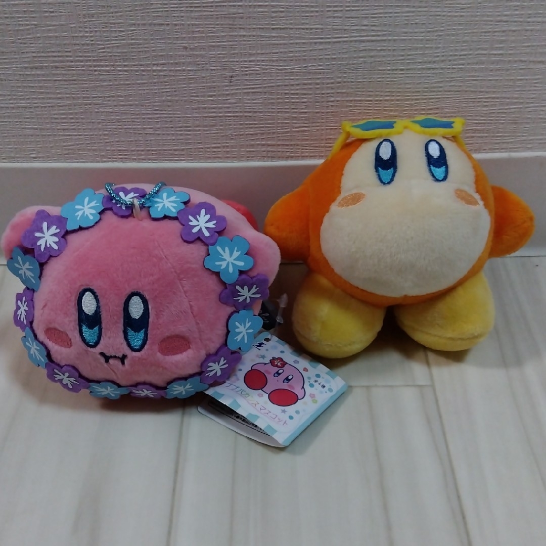 星のカービィ プププバカンス マスコット 2個セット エンタメ/ホビーのおもちゃ/ぬいぐるみ(キャラクターグッズ)の商品写真
