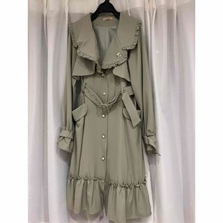 TOGA PULLA - トーガプルラ 17SS TP71-FA243 シースルートレンチ TOGA PULLA - トーガプルラ 17SS TP71-FA243 シースルートレンチ