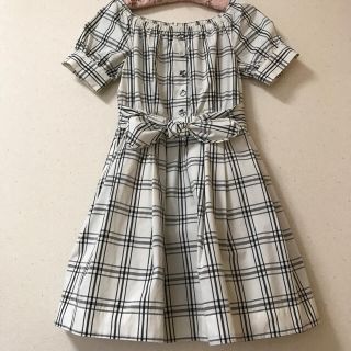 ジルバイジルスチュアート(JILL by JILLSTUART)のジルスチュアート・JILLSTUART.15/SS完売チェックワンピ定価1.8万(ひざ丈ワンピース)