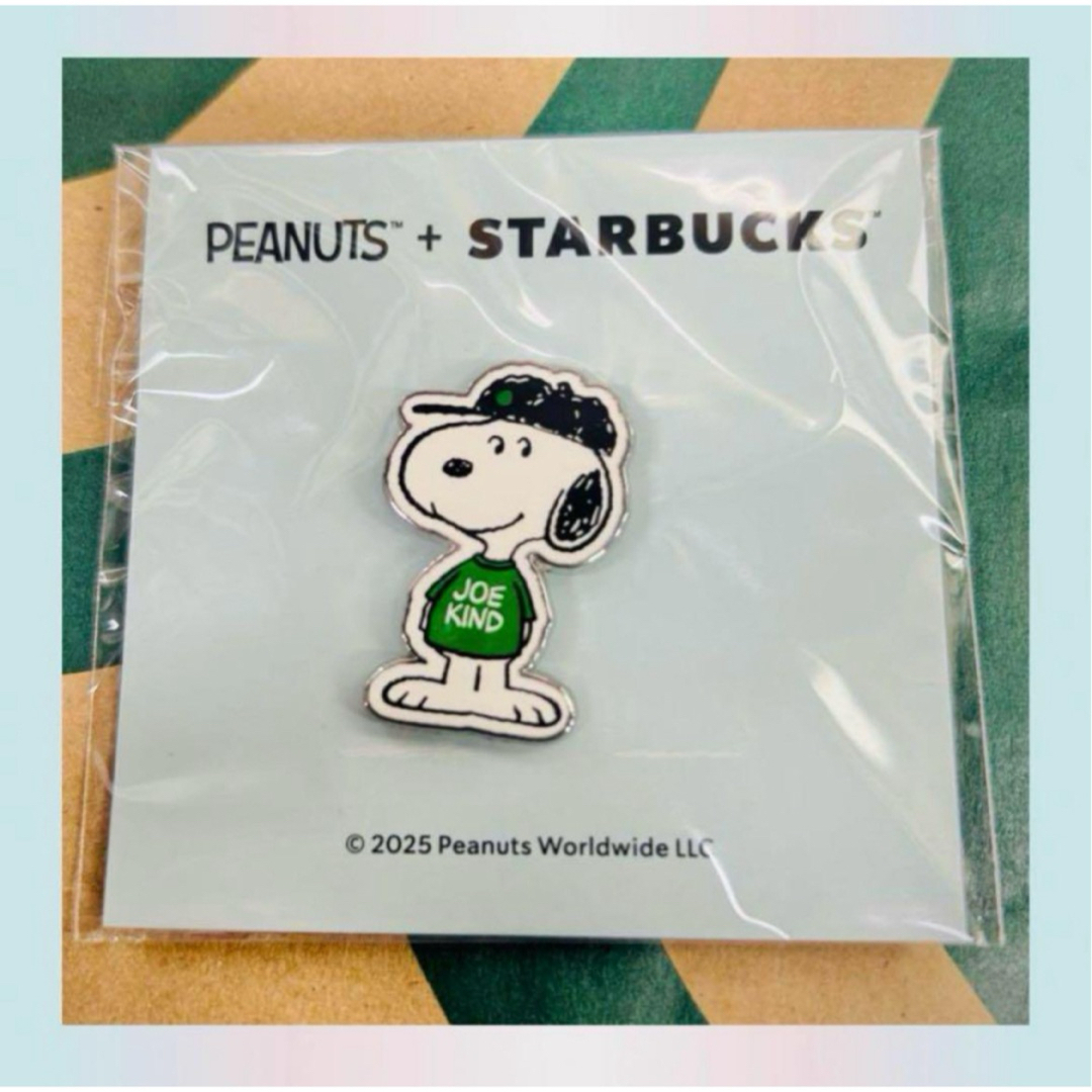 Starbucks(スターバックス)のスタバ スヌーピー ピンバッジ エンタメ/ホビーのアニメグッズ(バッジ/ピンバッジ)の商品写真