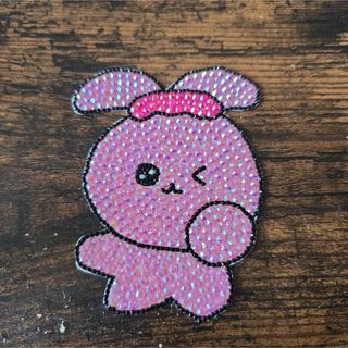 チェゴシム　うさぎ　ストーンデコ　デコパーツ　デコ　団扇　うちわ　オーダー(各種パーツ)