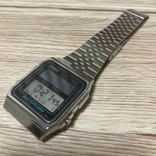 カシオ(CASIO)のカシオ　CASIO  AL 180 ソーラー　デジタル　腕時計(腕時計(デジタル))