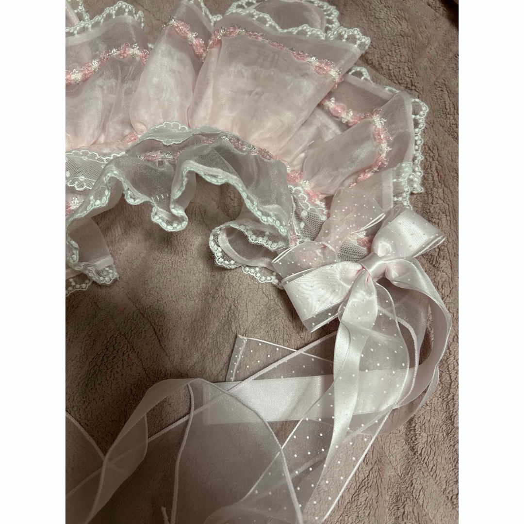 Angelic Pretty(アンジェリックプリティー)のAngelic Pretty Ohanami Bunny  ボンネット　ピンク レディースのヘアアクセサリー(その他)の商品写真