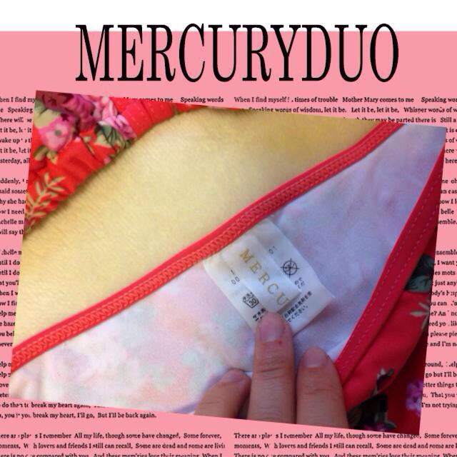 MERCURYDUO(マーキュリーデュオ)のマーキュリー 水着 新品 値下げしました レディースの水着/浴衣(水着)の商品写真