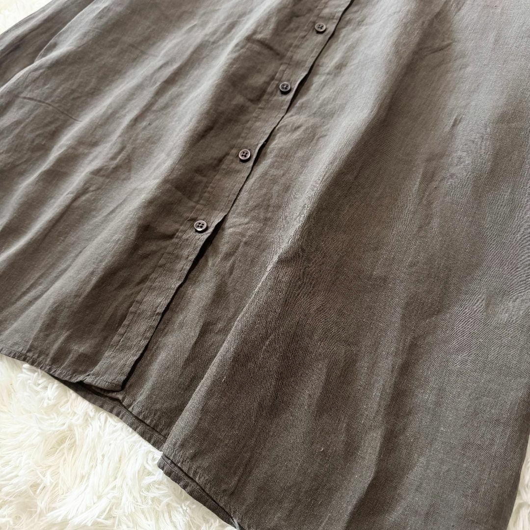 DEUXIEME CLASSE - Deuxieme Classe WIDE LINEN シャツ カーキ