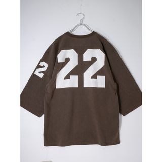 ジャクソンマティス(JACKSON MATISSE)のJACKSON MATISSEジャクソンマティス 2025SS 22 Football ナンバリング フットボールTシャツ新品【M】【MTSA78202】(その他)