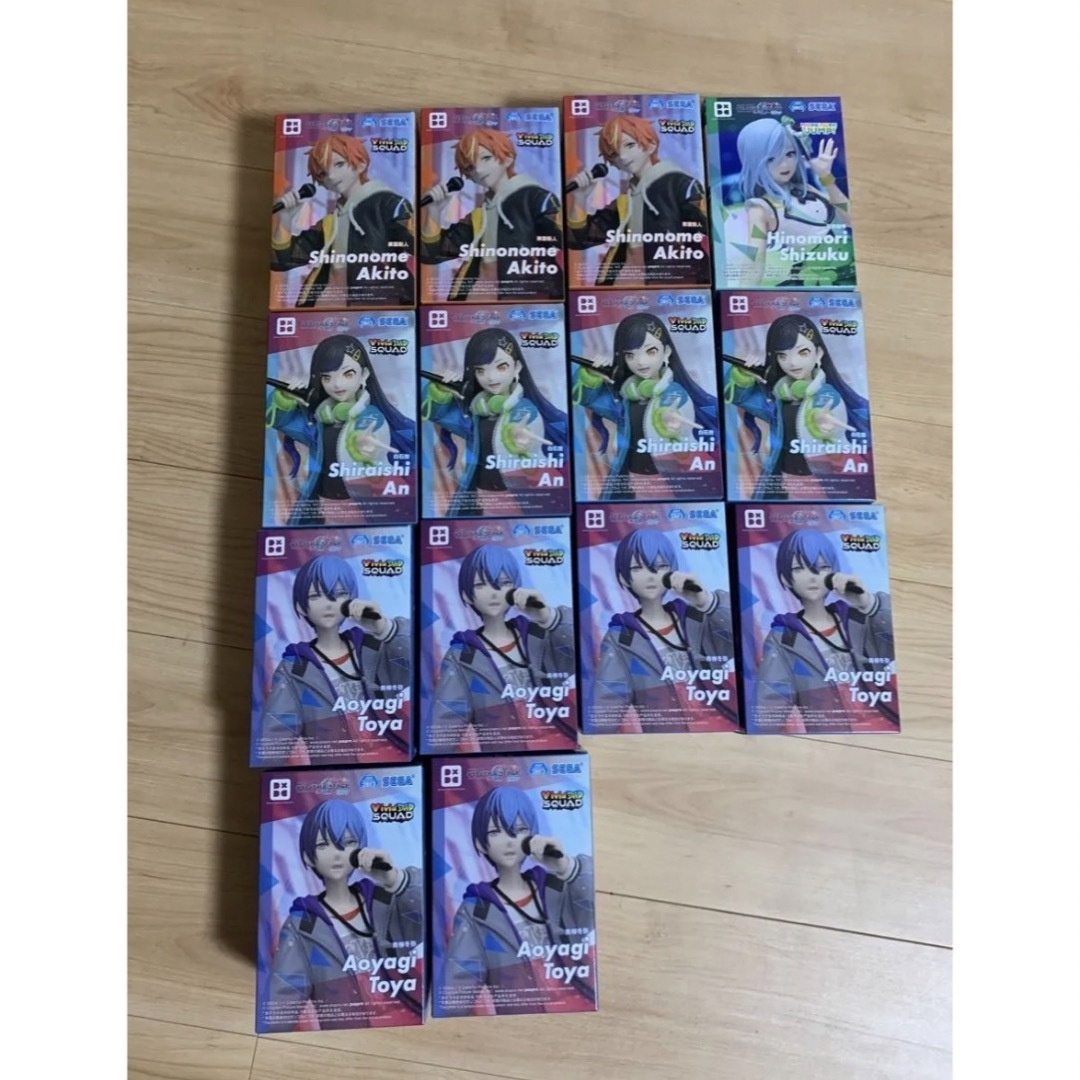 プロセカ フィギュア 4種 東雲彰人 青柳冬弥 白石杏 日野森雫 14点 エンタメ/ホビーのフィギュア(アニメ/ゲーム)の商品写真