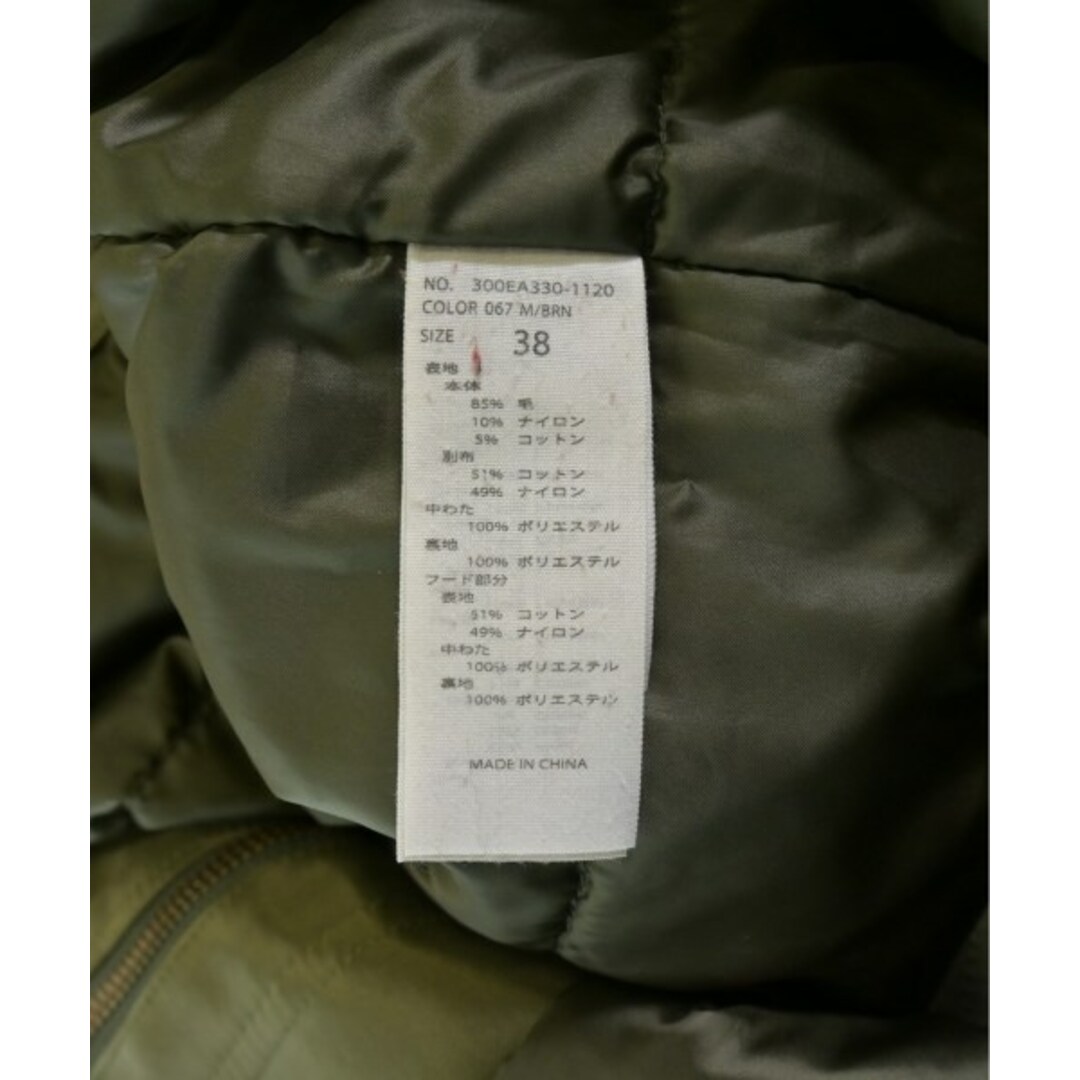 ENFOLD エンフォルド コート 茶系xカーキ 38(M位) 0372425A0064 ENFOLD - ENFOLD エンフォルド コート 38(M位) 茶系xカーキ