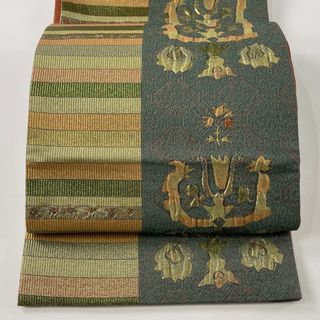 袋帯 秀品 六通 正絹 【中古】(帯)