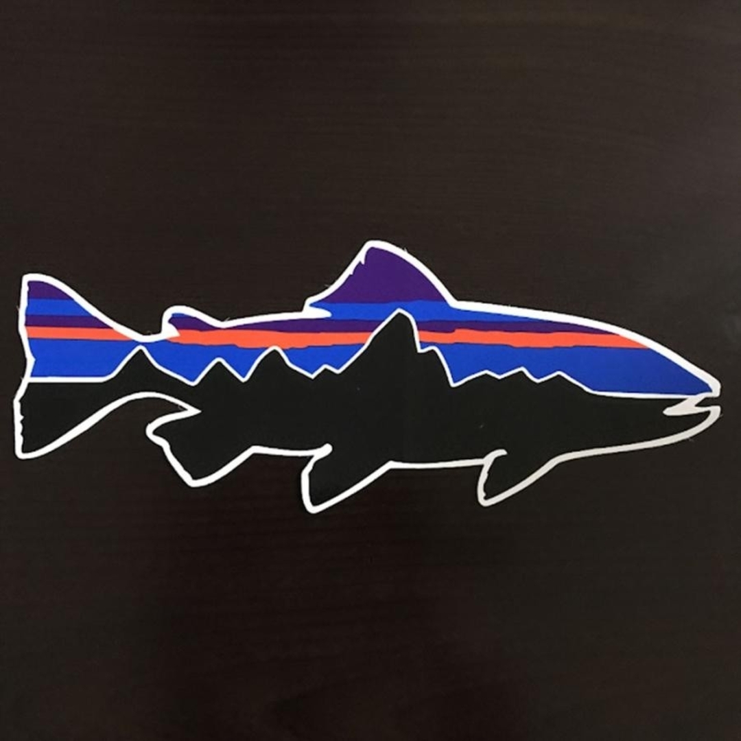 patagonia(パタゴニア)の(縦8.3cm横20.7cm) patagonia パタゴニア 公式ステッカー スポーツ/アウトドアのスポーツ/アウトドア その他(その他)の商品写真