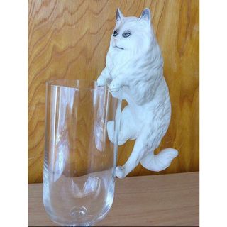 【新品】レトロ　猫の置物(置物)