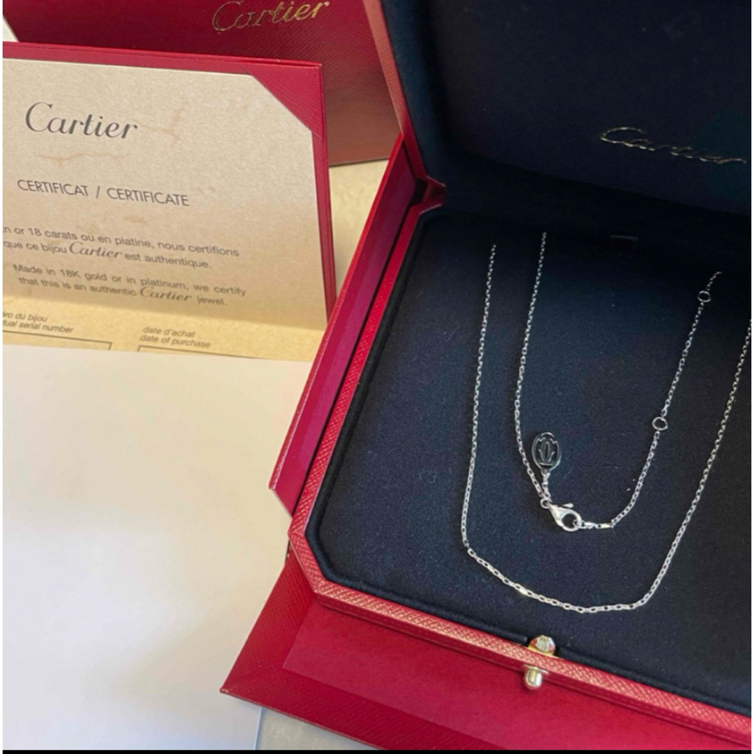 Cartier(カルティエ)の【美品】 カルティエ WG チェーンネックレス レディースのアクセサリー(ネックレス)の商品写真