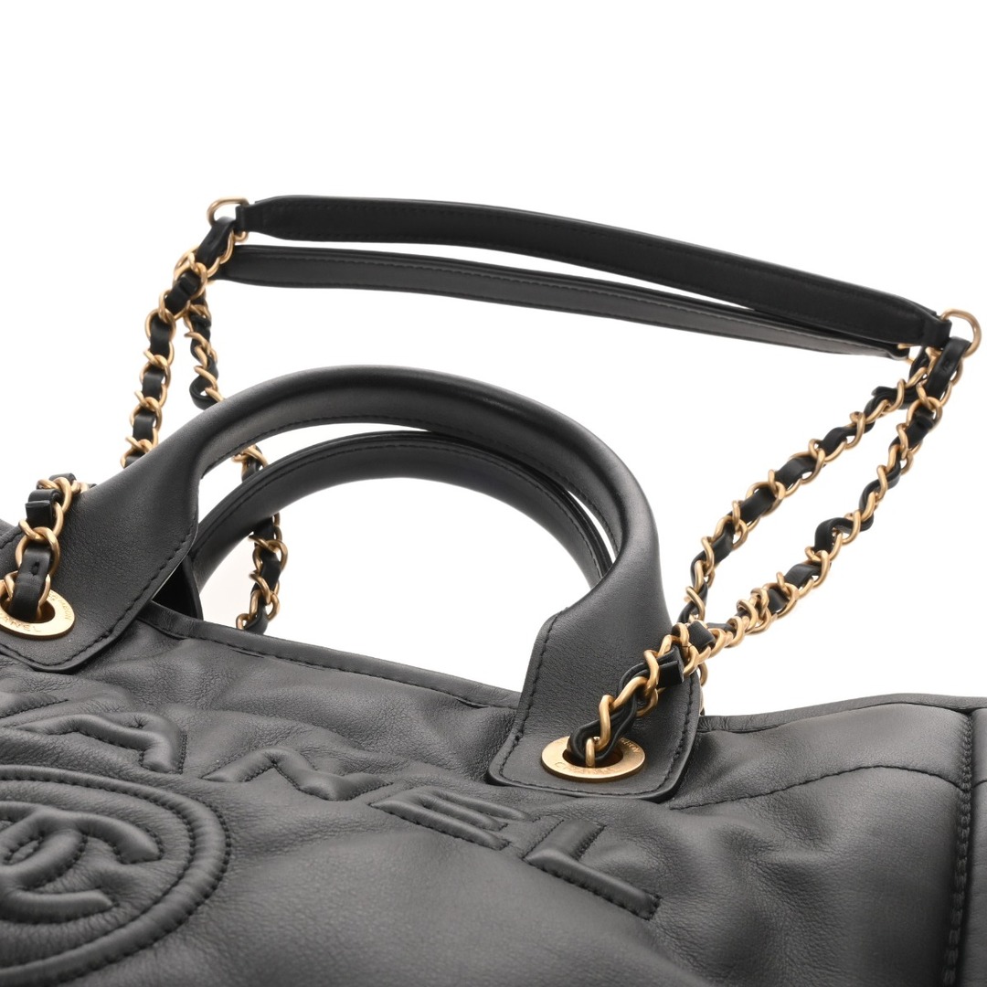 美品【シャネル】ドーヴィル ラージショルダートートバッグ CHANEL - CHANEL シャネル ドーヴィル ラージ GM トートバッグ