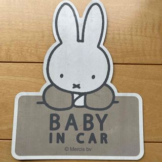 ミッフィー(miffy)のミッフィー  BABY ＩＮ　CAR(車外アクセサリ)