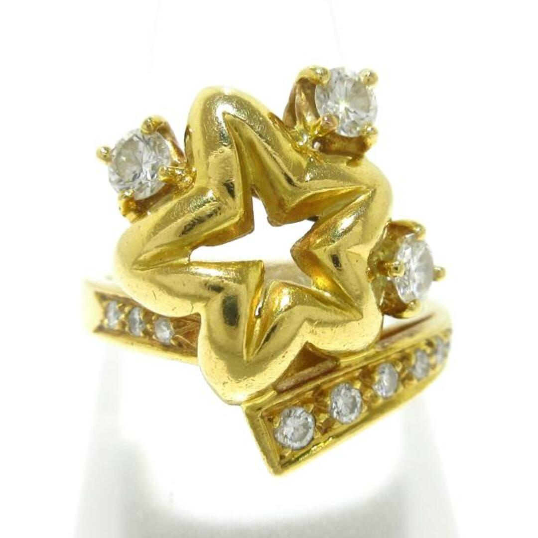 完璧わいふによる CHAUMET - CHAUMET(ショーメ) リング - K18YG×ダイヤモンド 3P その他