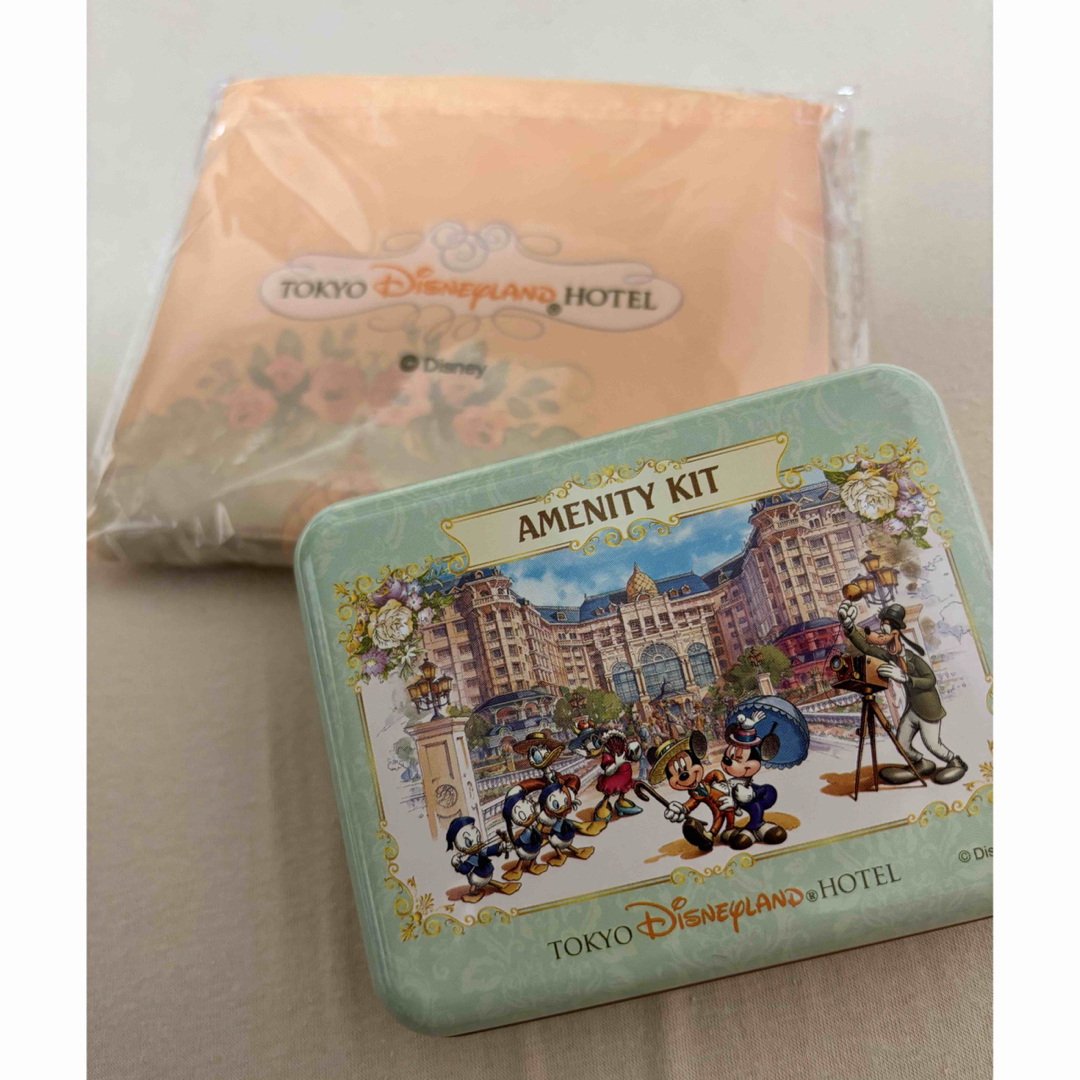 Disney(ディズニー)のディズニーランドホテル エコバッグ アメニティーキット エンタメ/ホビーのおもちゃ/ぬいぐるみ(キャラクターグッズ)の商品写真