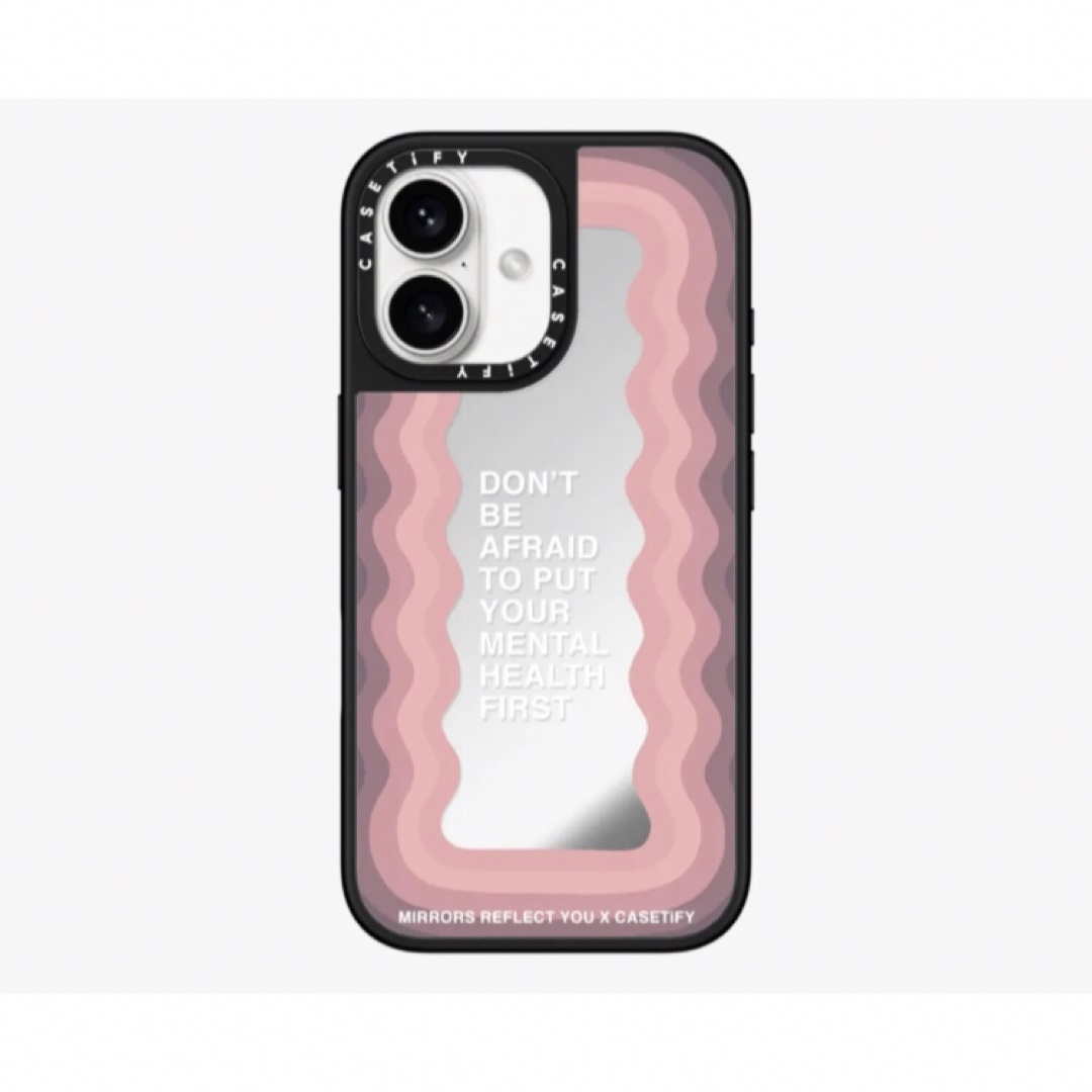 casetifyDon'tBeAfraidByMirrorsReflectYou スマホ/家電/カメラのスマホアクセサリー(iPhoneケース)の商品写真