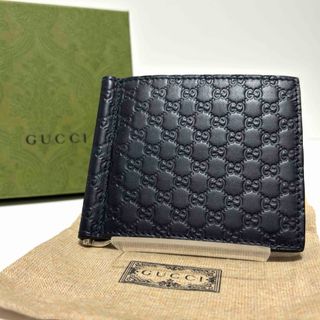 GUCCI - 184✨極美品✨グッチ マネークリップ マイクロシマ GG柄 GUCCI - 184✨極美品✨グッチ マネークリップ マイクロシマ GG柄