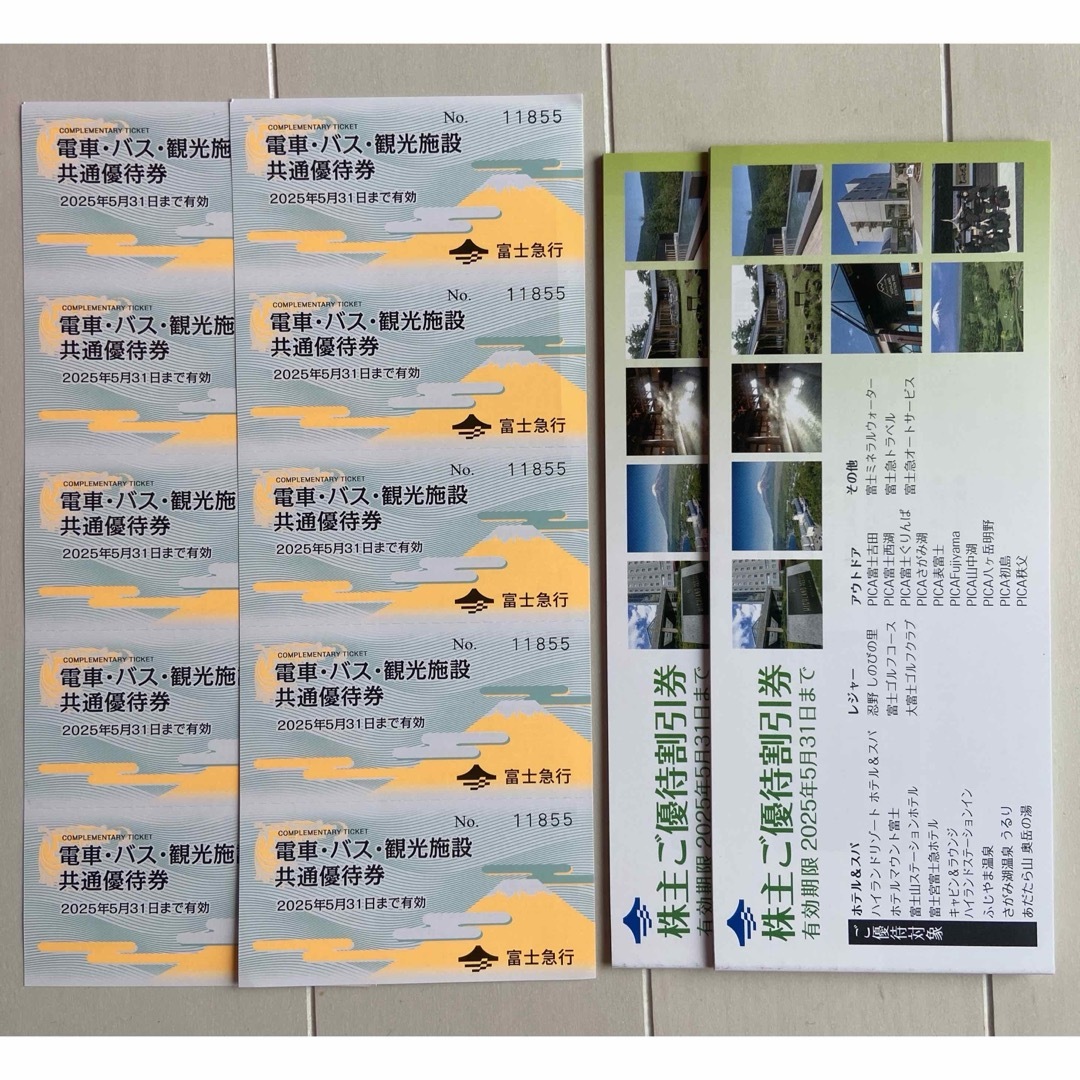 富士急行 株主優待券 チケットの施設利用券(遊園地/テーマパーク)の商品写真