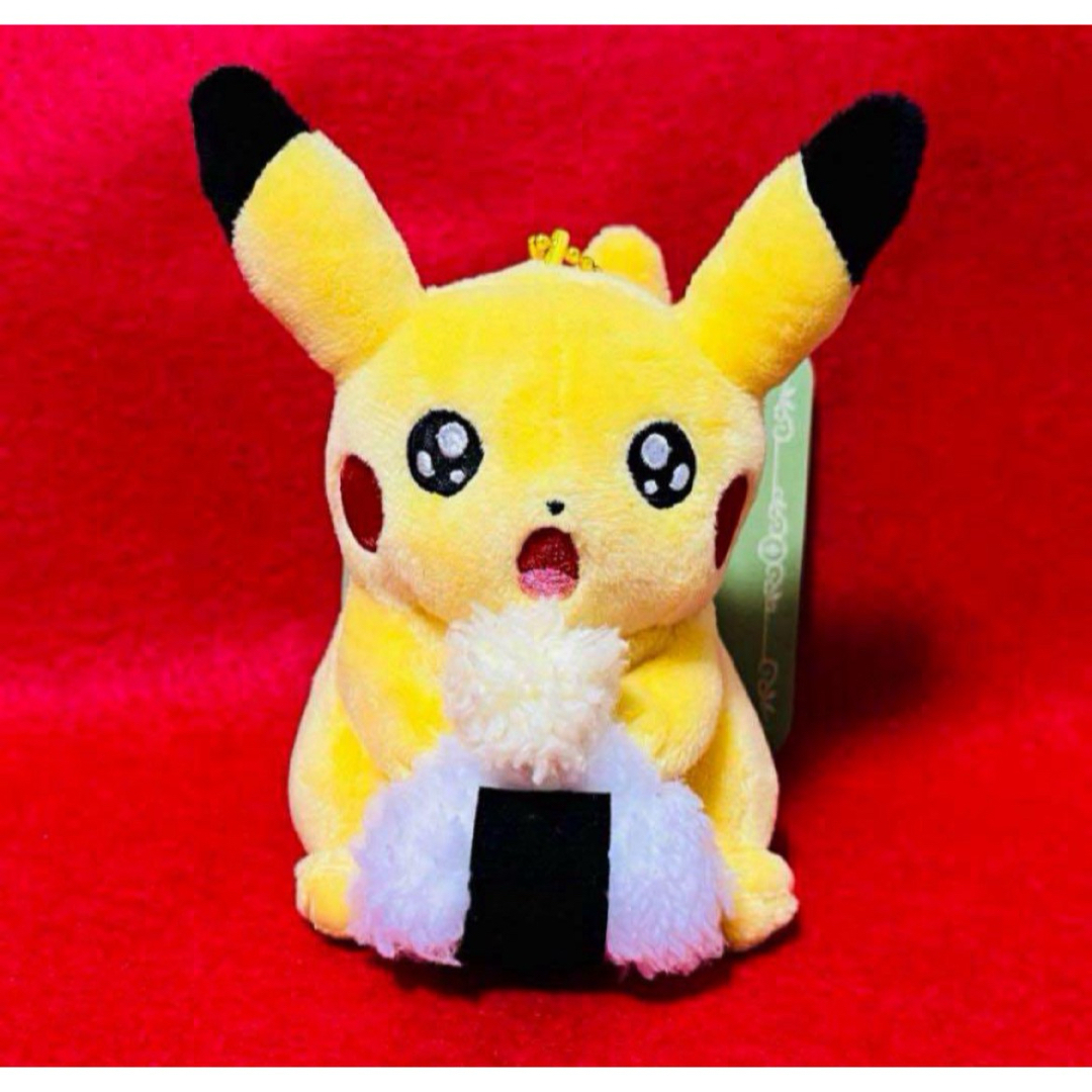 ポケモン(ポケモン)の【新品】 ポケモンセンターナゴヤ 天むすピカチュウ キーホルダー 1点 エンタメ/ホビーのおもちゃ/ぬいぐるみ(ぬいぐるみ)の商品写真