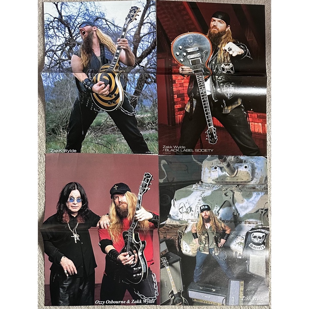 ポスター ザックワイルド オジーオズボーン エンタメ/ホビーのタレントグッズ(ミュージシャン)の商品写真
