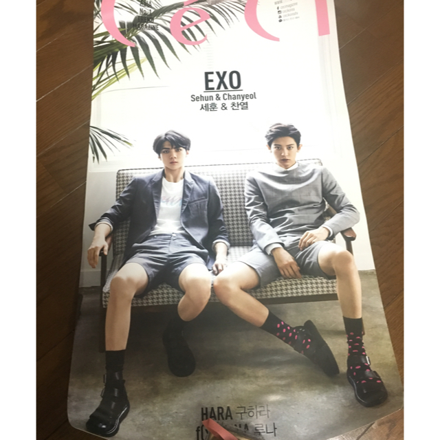 EXO(エクソ)のEXO ポスター エンタメ/ホビーのタレントグッズ(アイドルグッズ)の商品写真